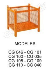 Conteneurs à parois grillagées avec pieds